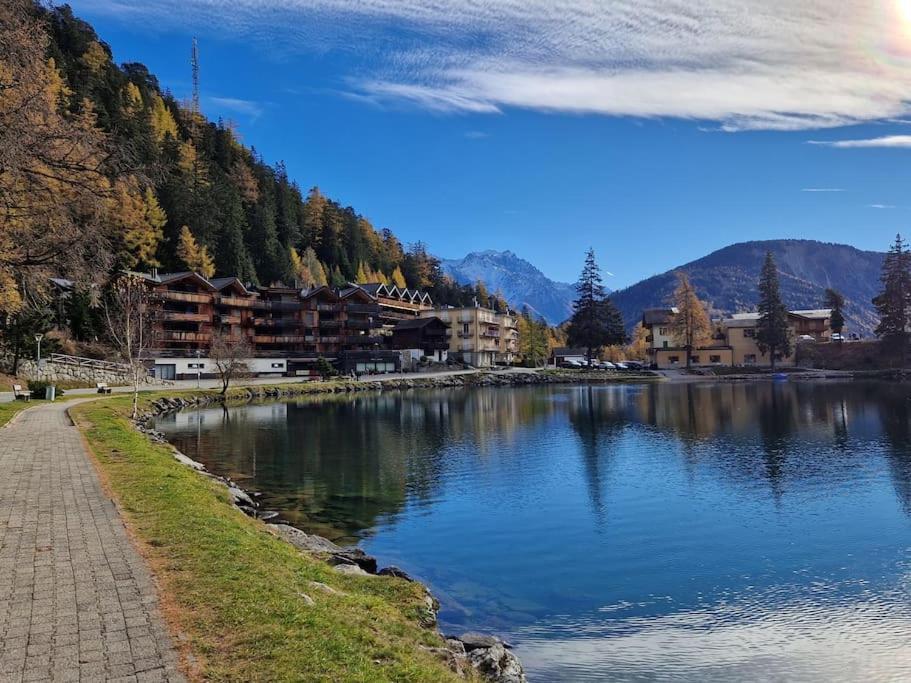 Superbe Appartement Champex-Lac Avec Piscine Et Sauna Luaran gambar