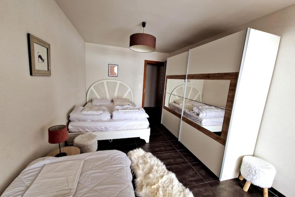 Superbe Appartement Champex-Lac Avec Piscine Et Sauna Luaran gambar